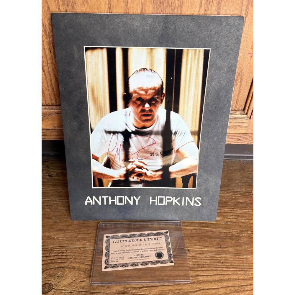 Anthony Hopkins Signed 8x10 Silence Of The Lambs Photo COA Certified